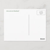 Kleeblätter Postkarte (Rückseite)