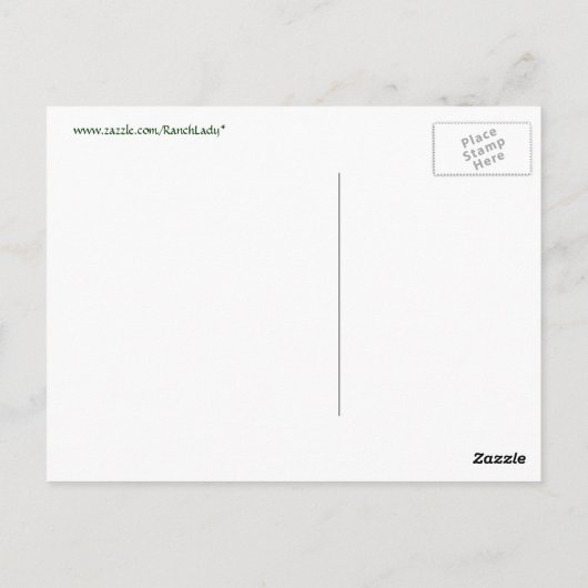 Kleeblätter Postkarte (Rückseite)