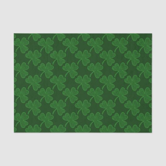 Kleeblätter Seidenpapier (Vorderseite)