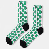 Kleeblätter Socken (Linkes Detail)