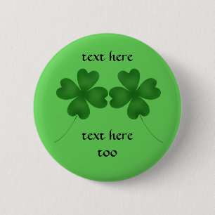 Kleeblätter St. Patricks Button