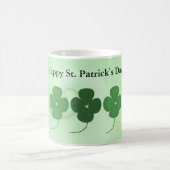 Kleeblätter St. Patrick's Day Kaffeetasse (Mittel)