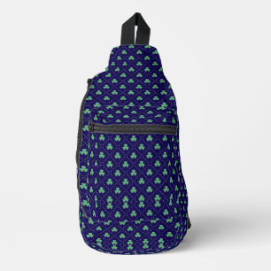 Kleeblätter St. Patricks Tag Muster-53223 Crossbody Bag