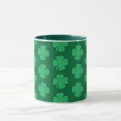Kleeblätter, Symbol des St. Patrick's Day, Tasse (Zentrum)