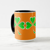 Kleeblätter Tasse (Vorderseite Links)