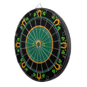 Kleeblätter und Harfen Dartscheibe (Vorderseite rechts)