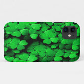 Kleeblätter und Herz St. Patrick's Day Green Case-Mate iPhone Hülle (Rückseite (Horizontal))