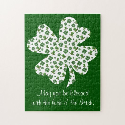 Kleeblätter und oberste Hähne 2 Puzzle (Vertikal)