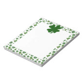 Kleeblätter und oberste Hähne 3 Notizblock (Rotiert)