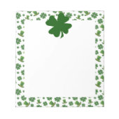 Kleeblätter und oberste Hähne 3 Notizblock (Vorderseite)