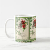 Kleeblätter und Rosen Kaffeetasse (Links)