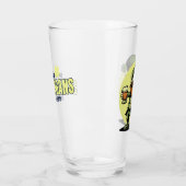 Kleeblätter und Schabernack St. Patrick's Day Pint Glas (Links)