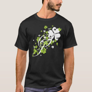 Kleeblätter und Schlieren T-Shirt