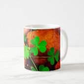 Kleeblätter und Steine Kaffeetasse (VorderseiteRechts)