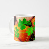 Kleeblätter und Steine Kaffeetasse (Vorderseite Links)