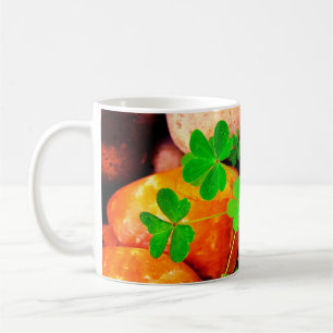 Kleeblätter und Steine Kaffeetasse