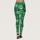 Kleeblätter und Wirbel-ID289 Leggings (Rückseite)