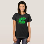 Kleeblätter zerkleinern Monster Truck Boys Irish S T-Shirt (Vorne ganz)