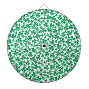 Kleeblätter zum St. Patrick's Day Dartscheibe