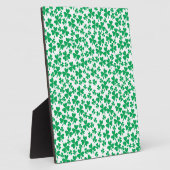 Kleeblätter zum St. Patrick's Day Fotoplatte (Seite)