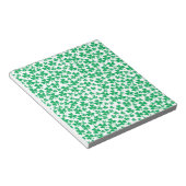 Kleeblätter zum St. Patrick's Day Notizblock (angewinkelt)