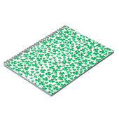 Kleeblätter zum St. Patrick's Day Notizblock (Linke Seite)