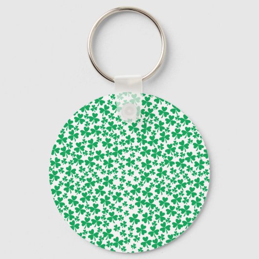 Kleeblätter zum St. Patrick's Day Schlüsselanhänger (Vorderseite)
