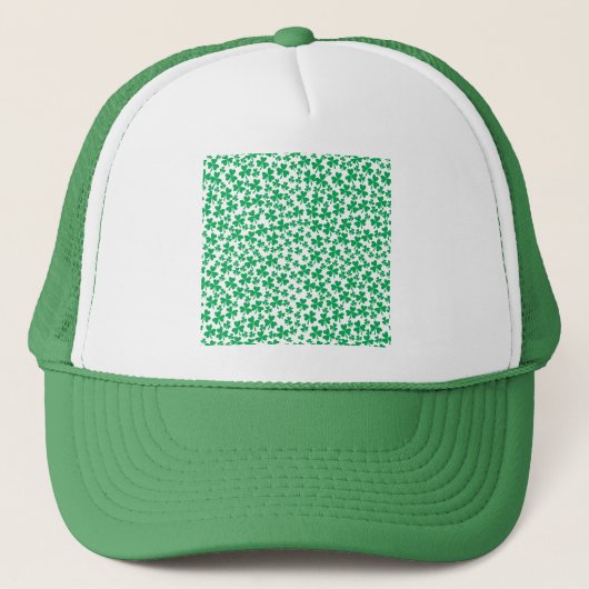 Kleeblätter zum St. Patrick's Day Truckerkappe (Vorderseite)