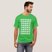 Kleeblattgittermuster T-Shirt (Vorne ganz)