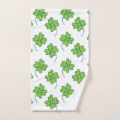 Kleeblattmuster Badhandtuch Set (Handtuch)
