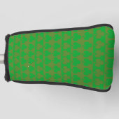 Kleeblattmuster Golf Headcover (Vorderseite)