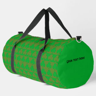 Kleeblattmuster groß duffle bag