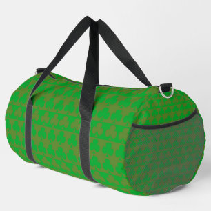 Kleeblattmuster groß duffle bag