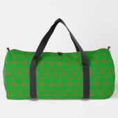 Kleeblattmuster groß duffle bag (Rückseite)