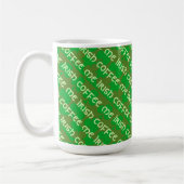 Kleeblattmuster Kaffeetasse (Links)