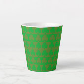 Kleeblattmuster Milchtasse (Vorderseite)