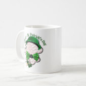 Kleeblattrahmen St. Patrick's Day Kaffeetasse (Vorderseite Links)