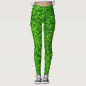 Kleeblatts Clover Blätter St. Patrick's Day Festiv Leggings (Vorderseite)