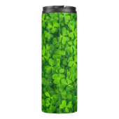 Kleeblatts Clover Blätter St. Patrick's Day Monogr Thermosbecher (Rückseite)