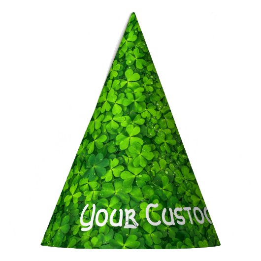 Kleeblatts Clover Verlasse St. Patrick's Day Gebur Partyhütchen (Links)