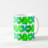 Kleeblatts Green Irish St. Patrick's Day 4Ann Kaffeetasse (VorderseiteRechts)