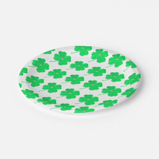 Kleeblatts Green St Patricks Day 4Eileen Pappteller (Schrägansicht)