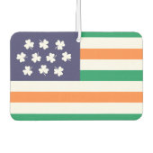 Kleeblatts Irish American Flag Fusion Autolufterfrischer (Vorderseite)
