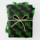 Kleeblatts Irish Clover Green Beer Cheers Geschenkpapier Set (Beispiel)