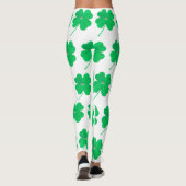 Kleeblatts Irish Green St Patricks Day White Leggings (Rückseite)