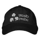 Kleeblatts Irish Pride Bestickte Baseballkappe (Vorderseite)