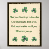 Kleeblatts Irish Sessing Poster (Vorne)