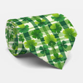 Kleeblatts Neck Tie Krawatte (Gerollt)