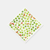 Kleeblatts Rainbows Watercolor Irland ST PATRICKS Serviette (Ecke)