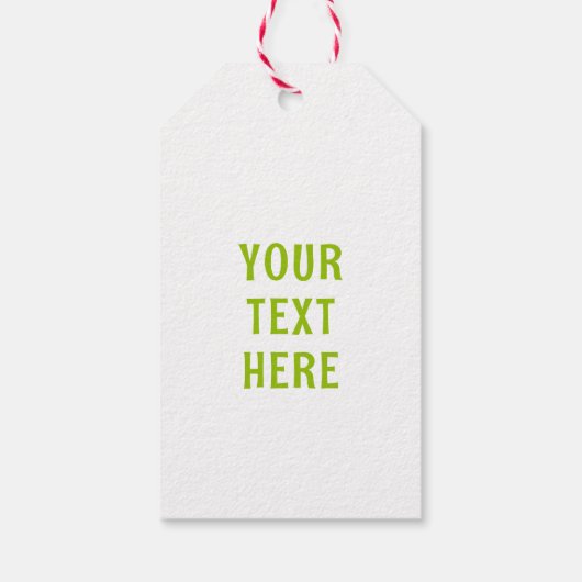 Kleeblatts Rainbows Watercolor ST PATRICKS DAY Geschenkanhänger (Rückseite)